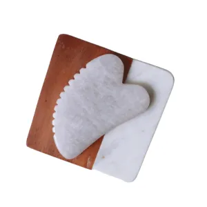 Moonstone Notched Gua Sha Tool