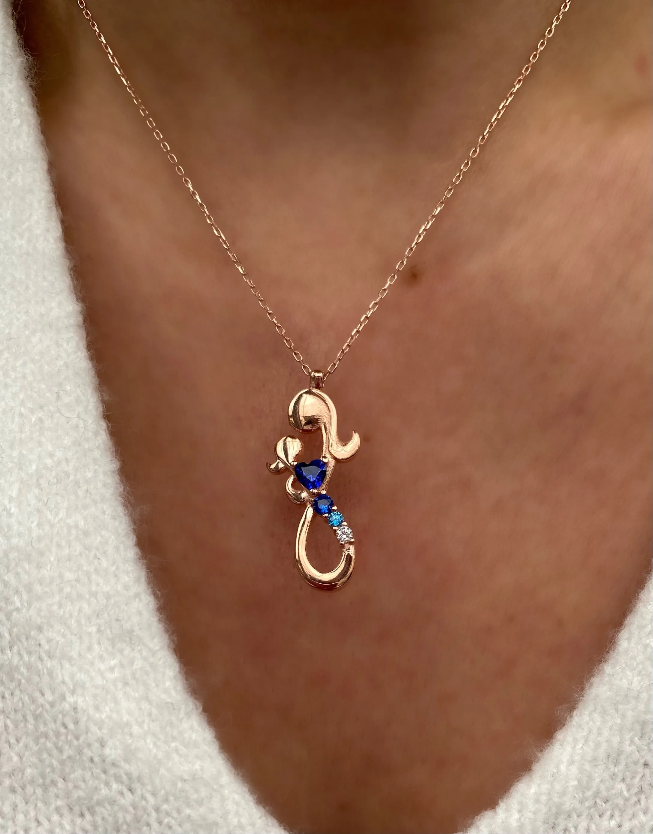 Mother daughter Necklace