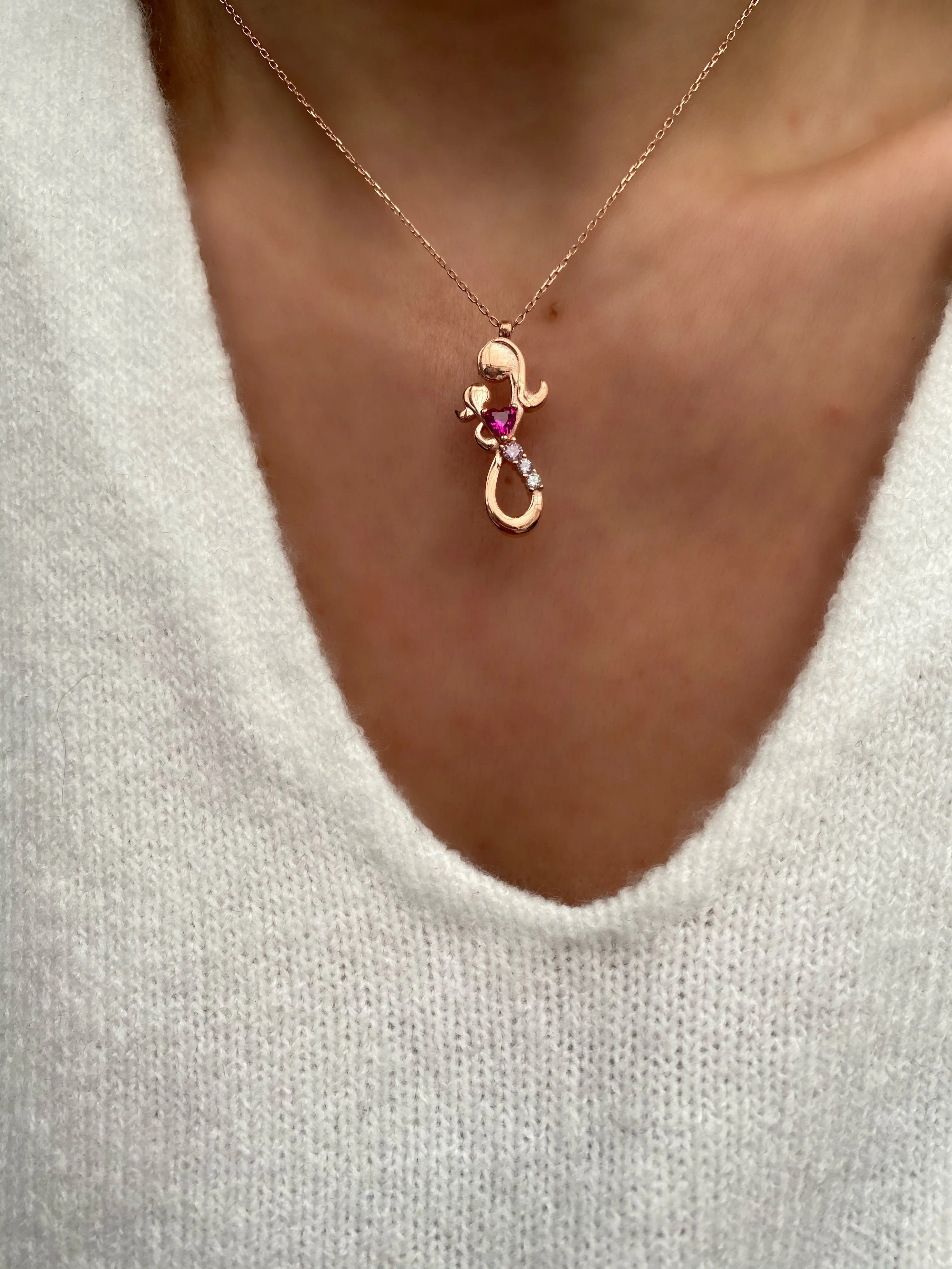 Mother daughter Necklace