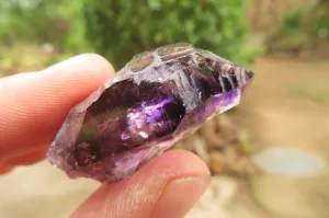 Natural Smokey Amethyst Crystals x 25 From Chiredzi, Zimbabwe