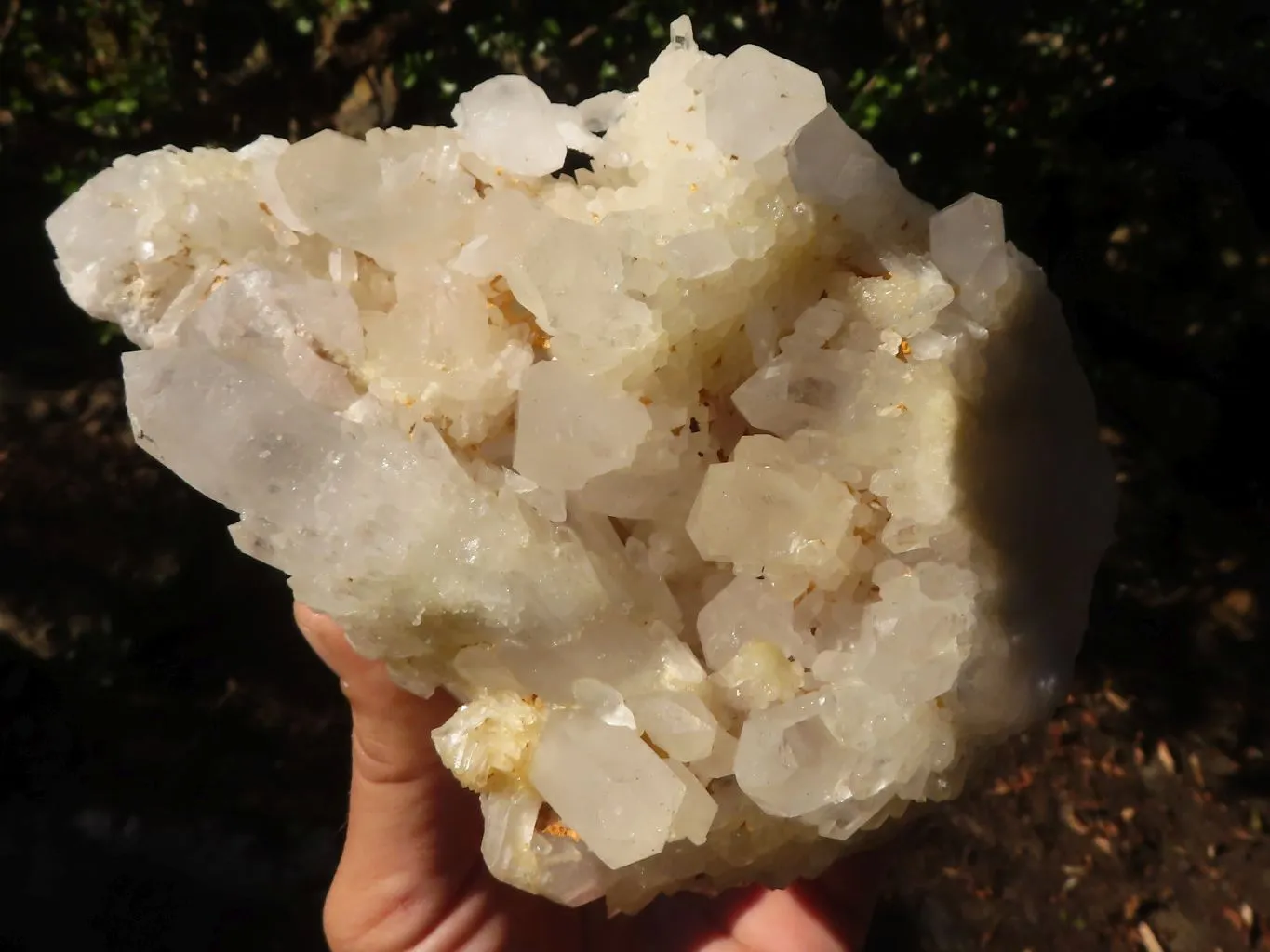 Natural Sugar Quartz Crystal Cluster  x 1 From Ambatofinadrahana, Madagascar