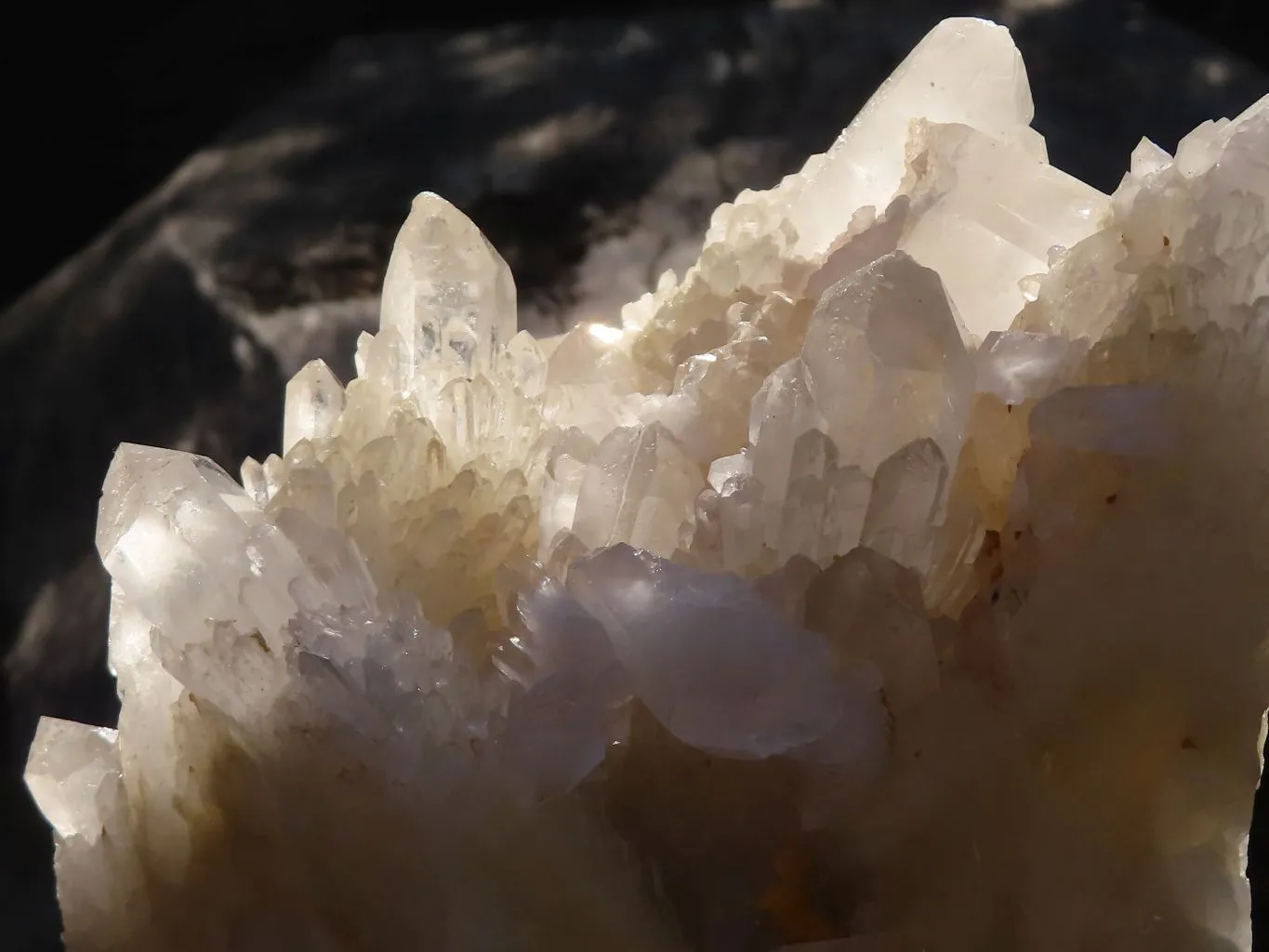 Natural Sugar Quartz Crystal Cluster  x 1 From Ambatofinadrahana, Madagascar