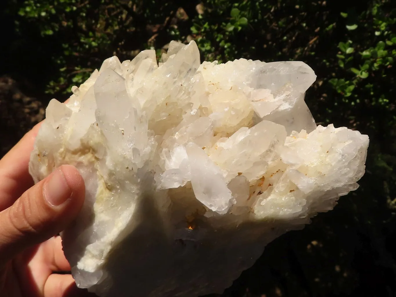 Natural Sugar Quartz Crystal Cluster  x 1 From Ambatofinadrahana, Madagascar