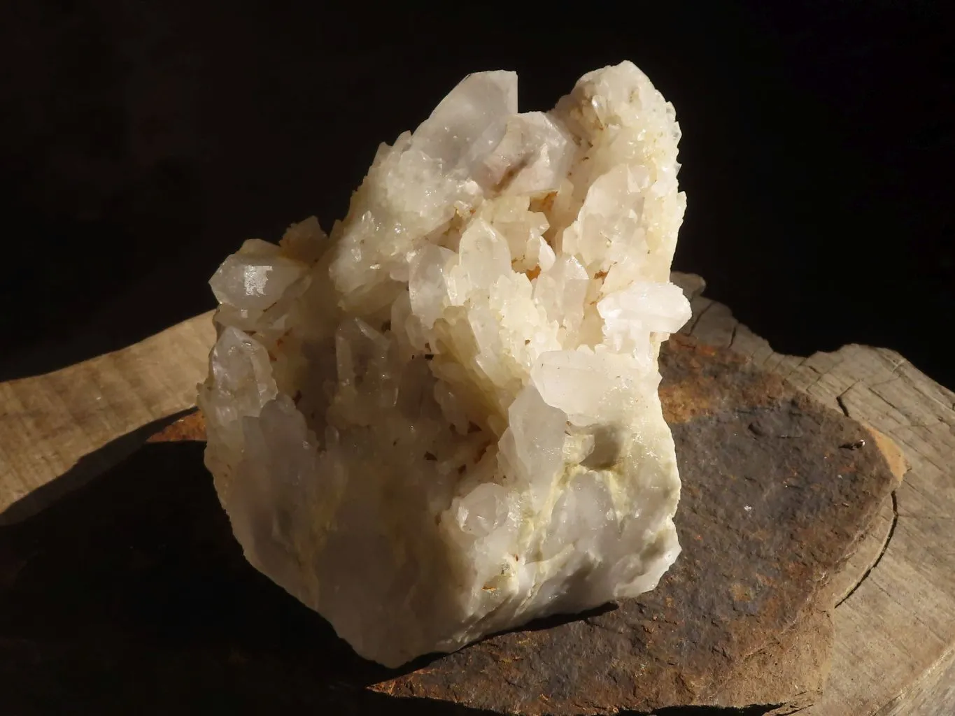 Natural Sugar Quartz Crystal Cluster  x 1 From Ambatofinadrahana, Madagascar