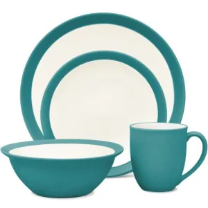 Noritake Turquoise Colorwave Curve Dinnerware Set