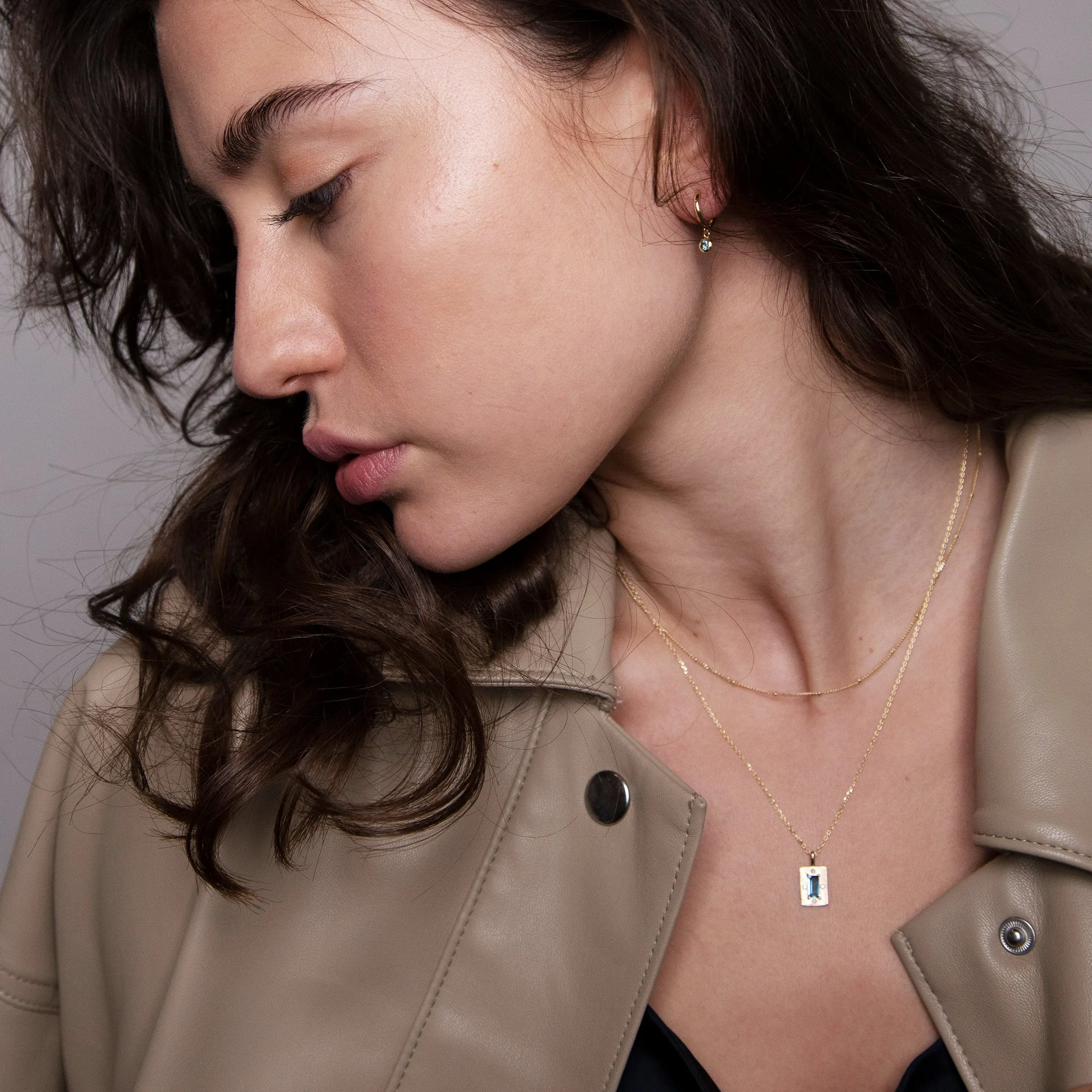 One dream sleeper Earring (single) - 14K/ 18K Gold