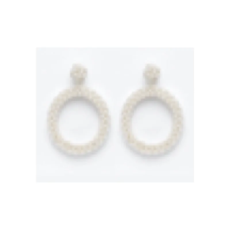 Pearl Drop Hoop Earclips