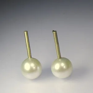 Pearl Earrings- Big