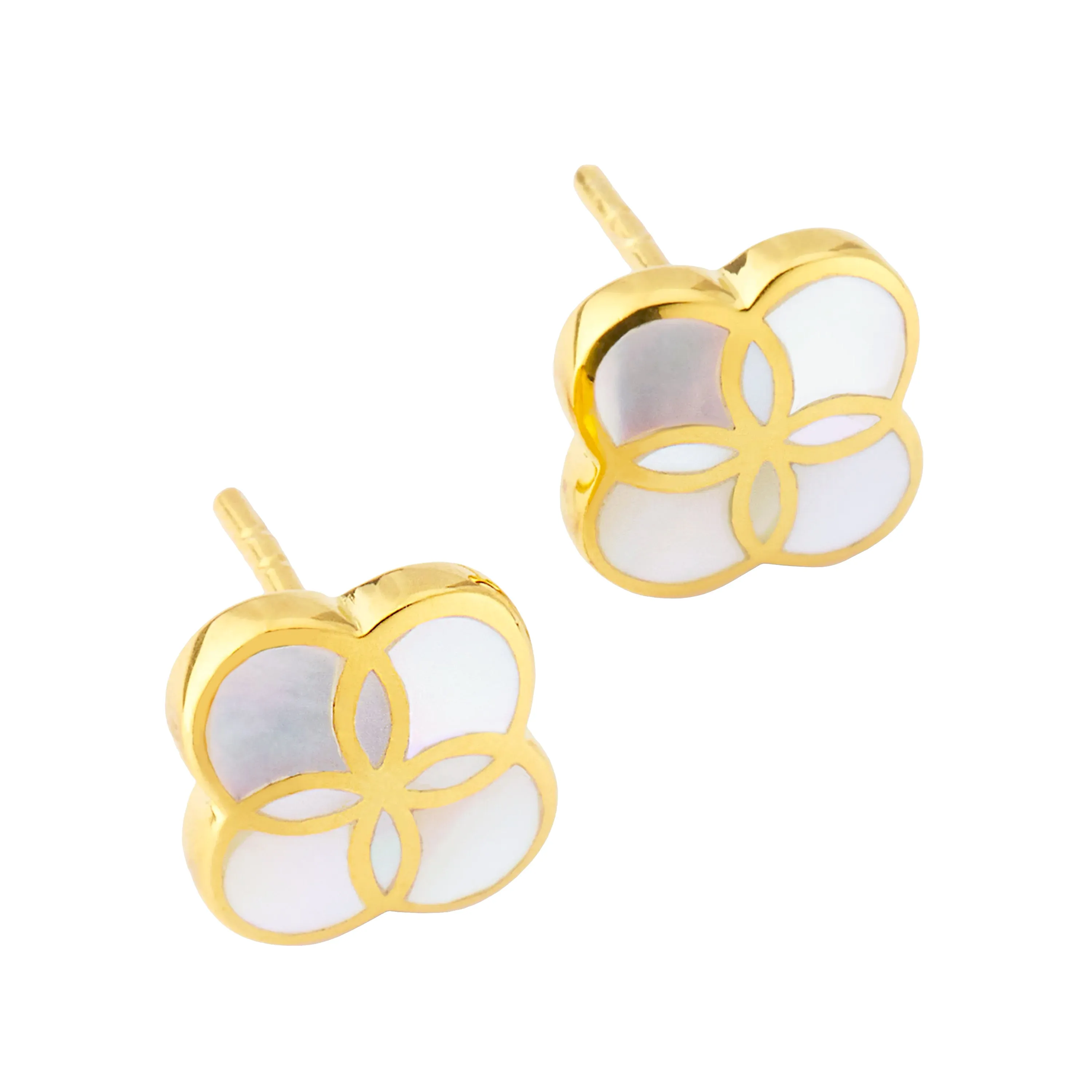 Petal Sterling Stud Earrings