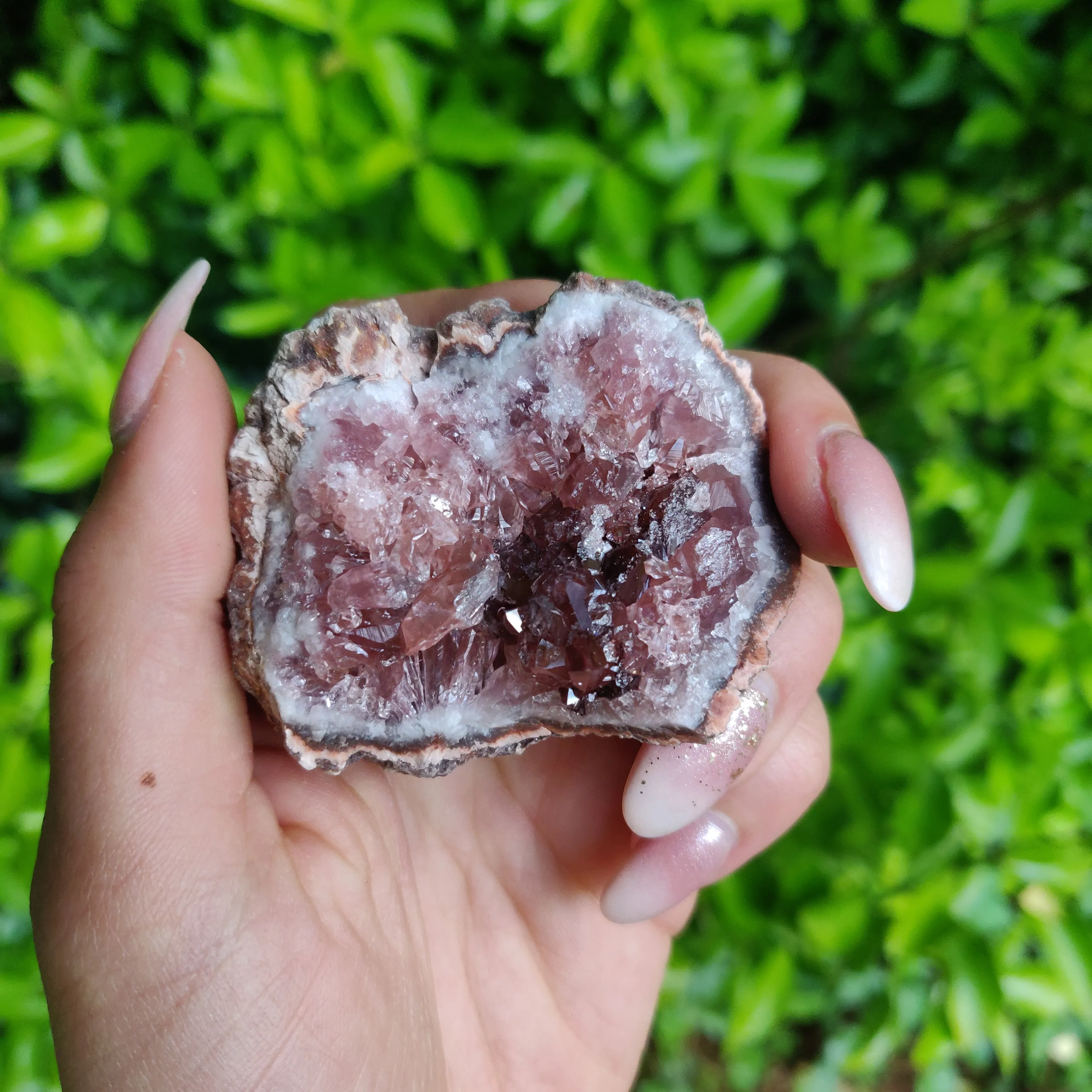 Pink Amethyst Geode (#6)