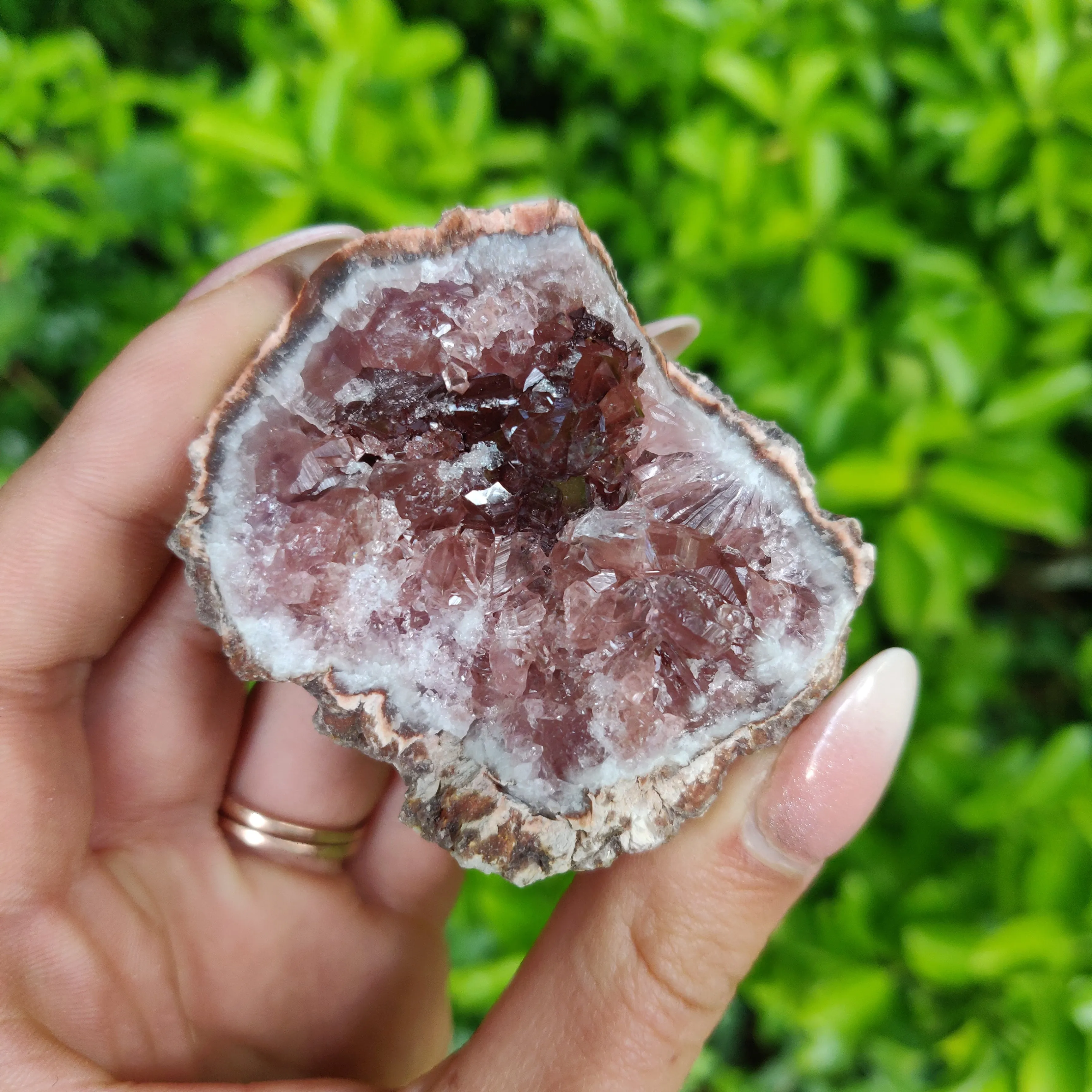 Pink Amethyst Geode (#6)