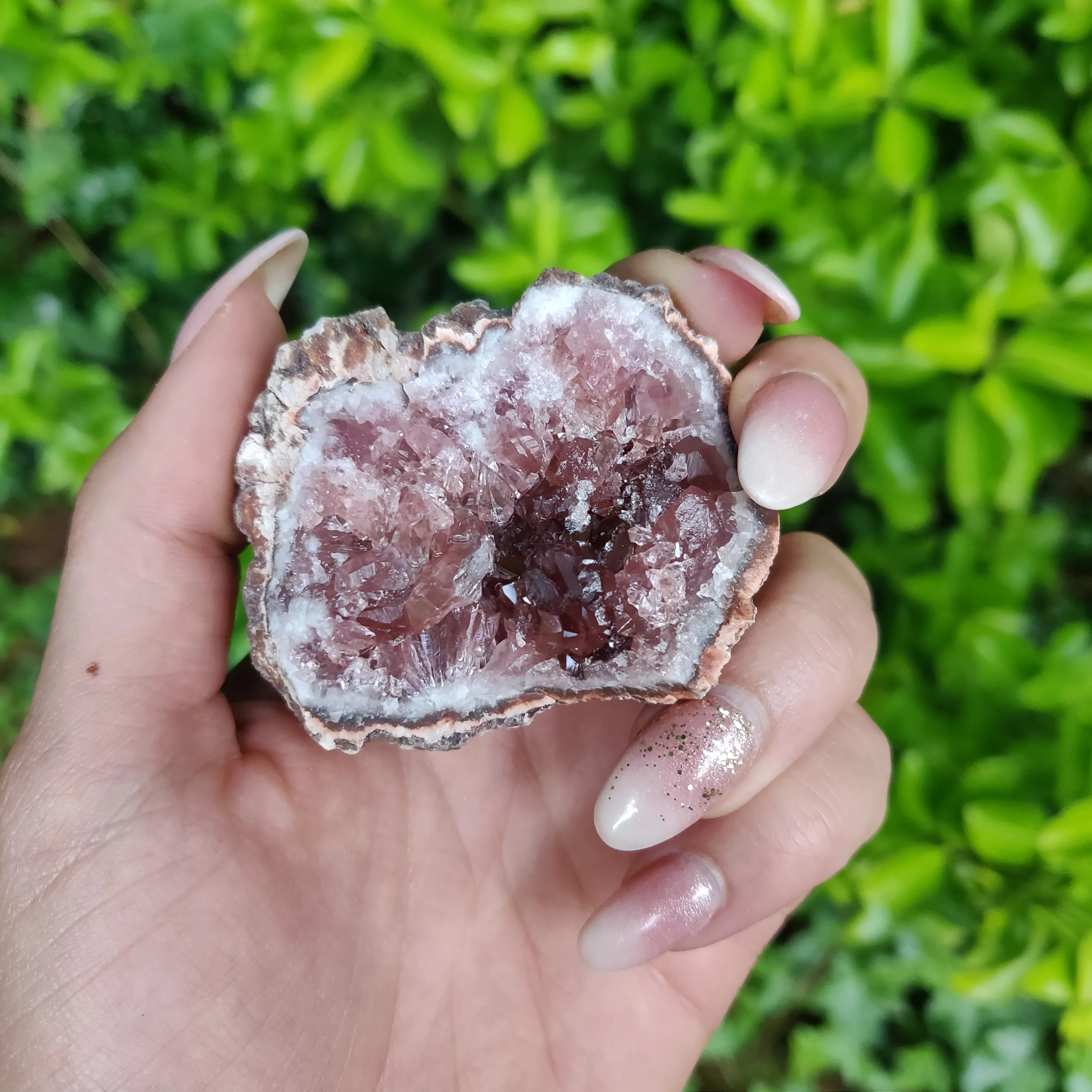 Pink Amethyst Geode (#6)