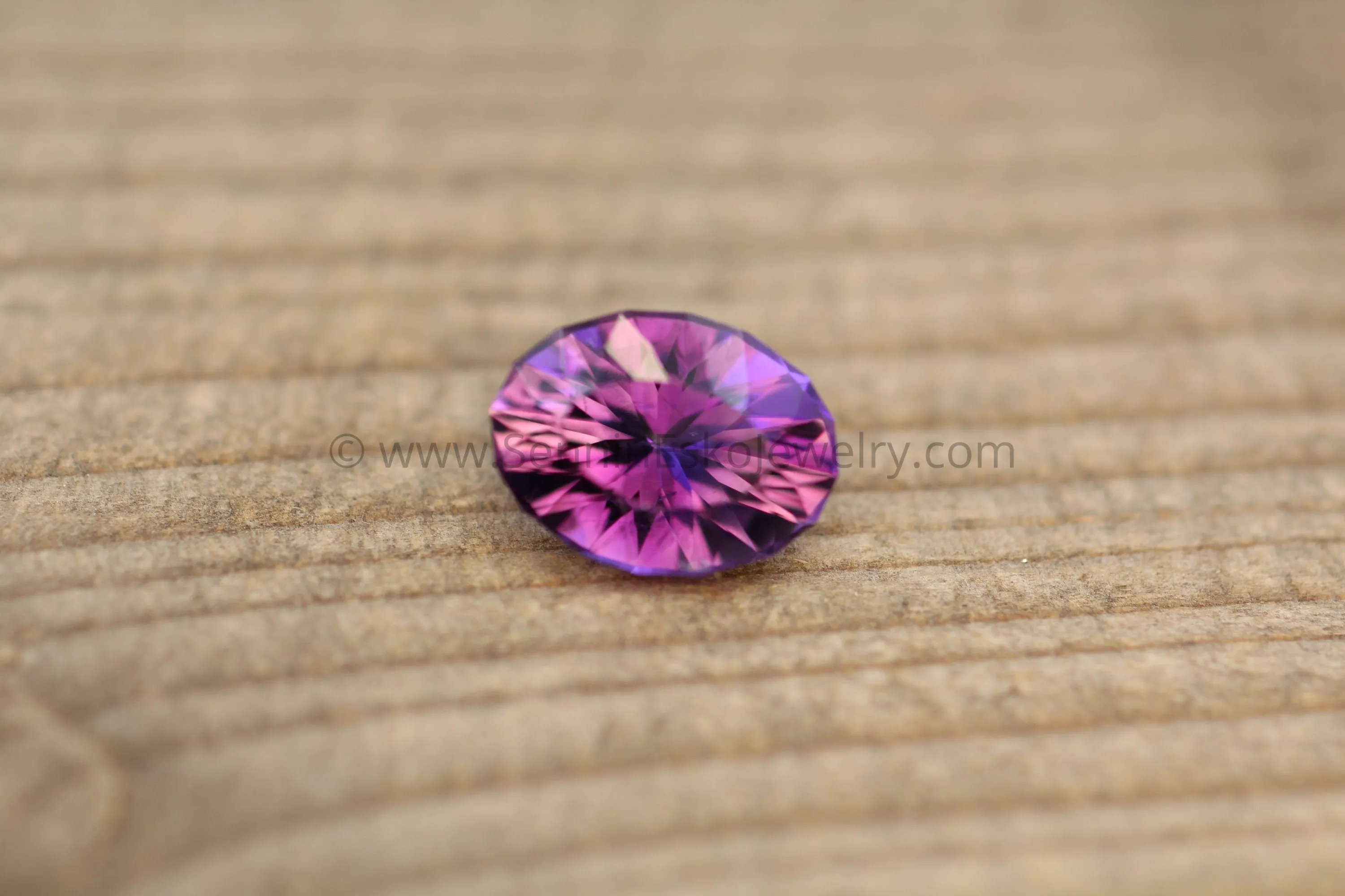 Precision Cut Oval Amethyst Brilliant Oval Gemstone - Precision Cut Amethyst