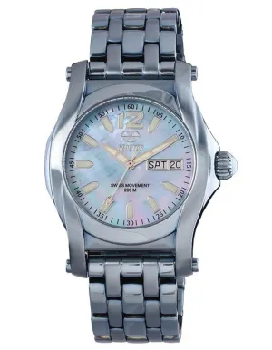 Reactor Curie Womens Watch - Ice Blue Stainless Steel - Mother of Pearl