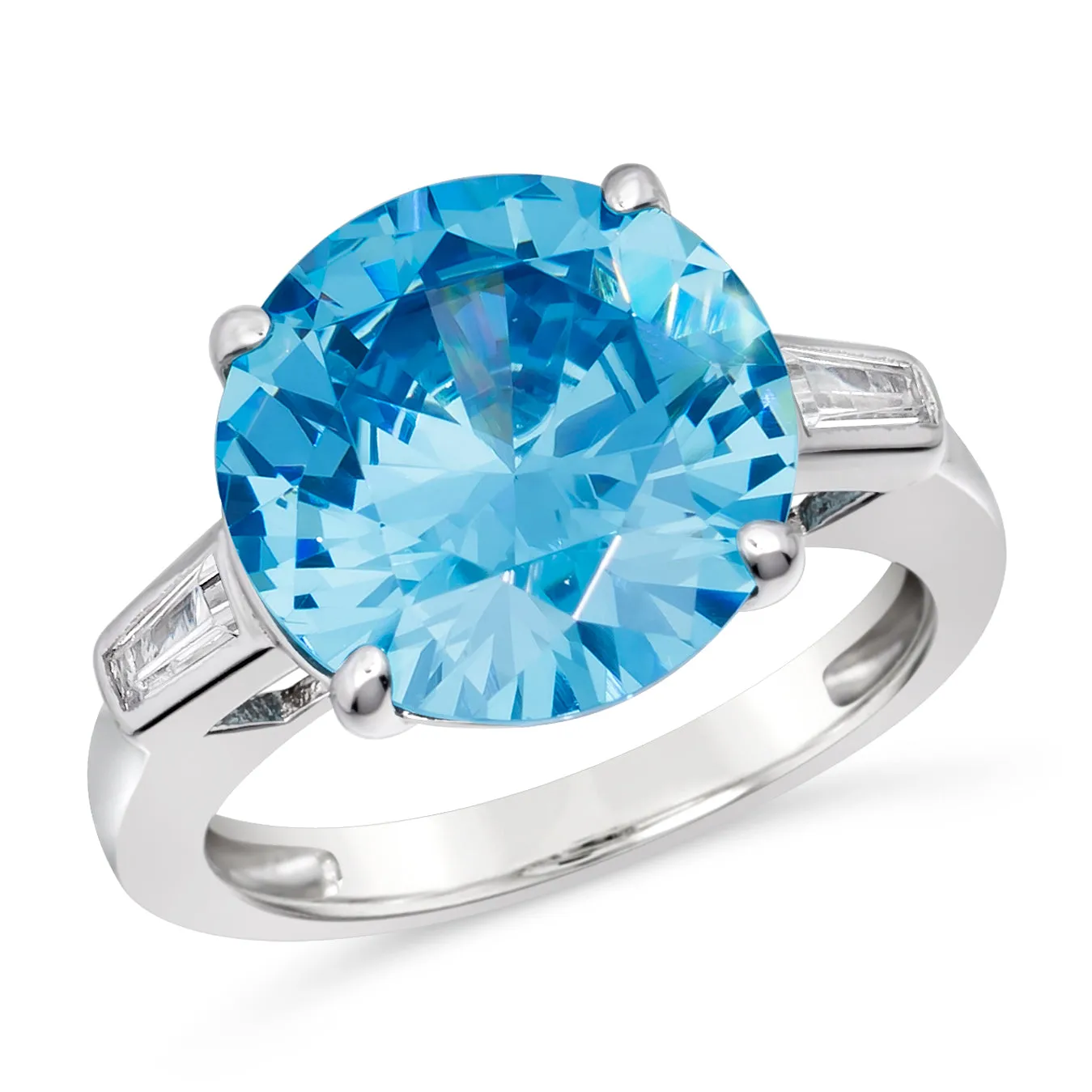 Riviera Blue 5 Carat Aquamarine Ring