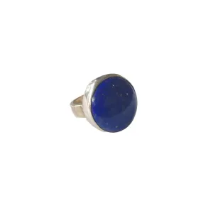 Round Lapis Ring