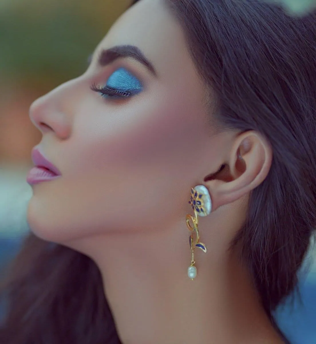 Shaista Jewelry - Lapis Love Earrings