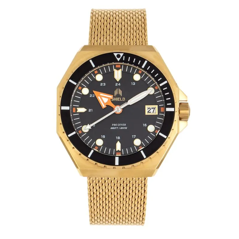 Shield Marius Bracelet Men's Diver Watch w/Date