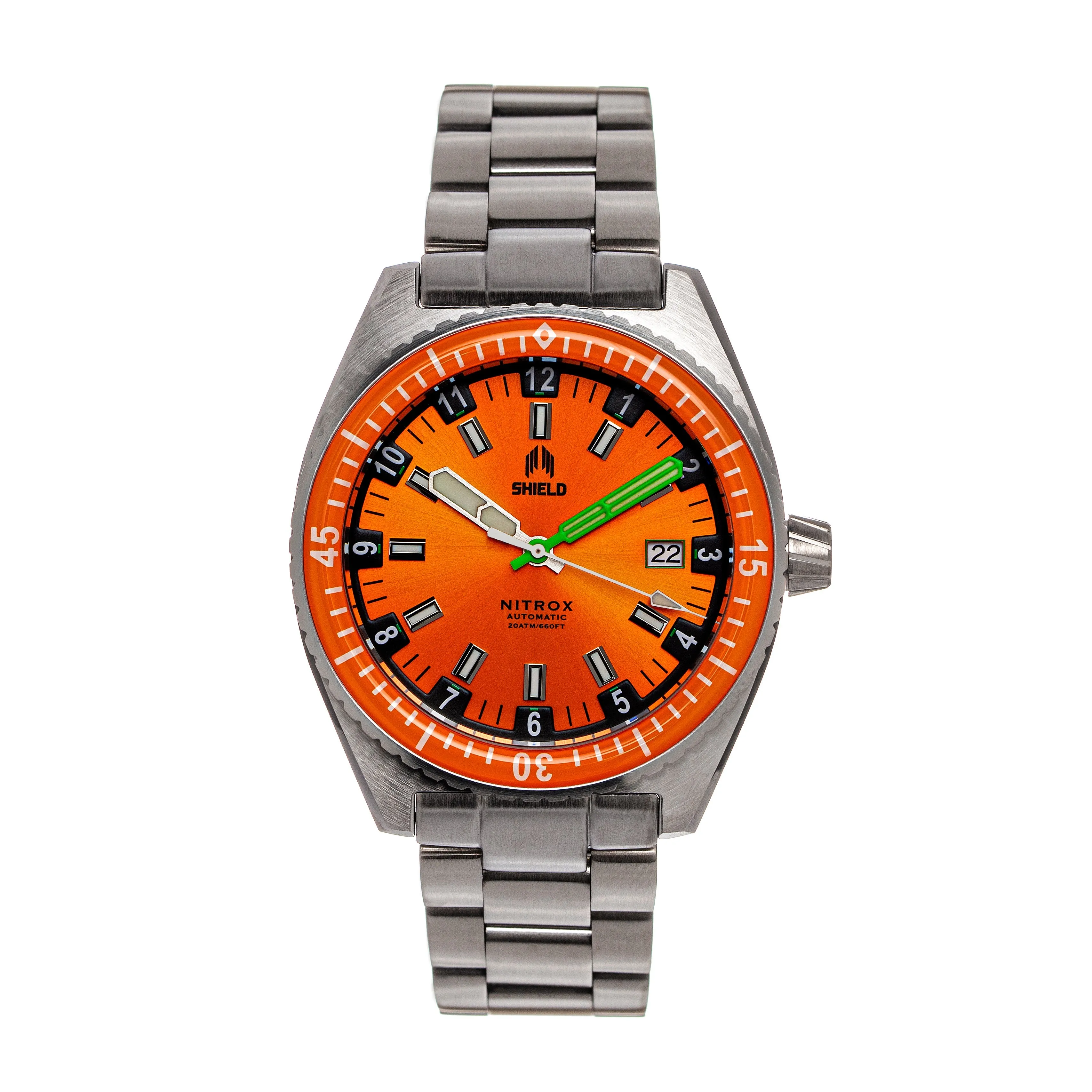 Shield Nitrox Bracelet Watch w/Date