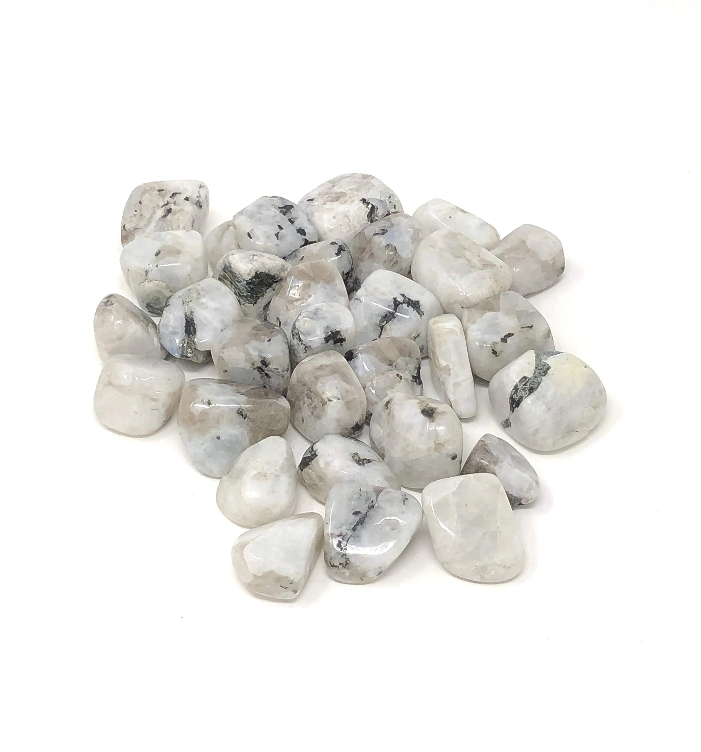 Shreyshti Rainbow Moonstone Tumbled Stones 100gm