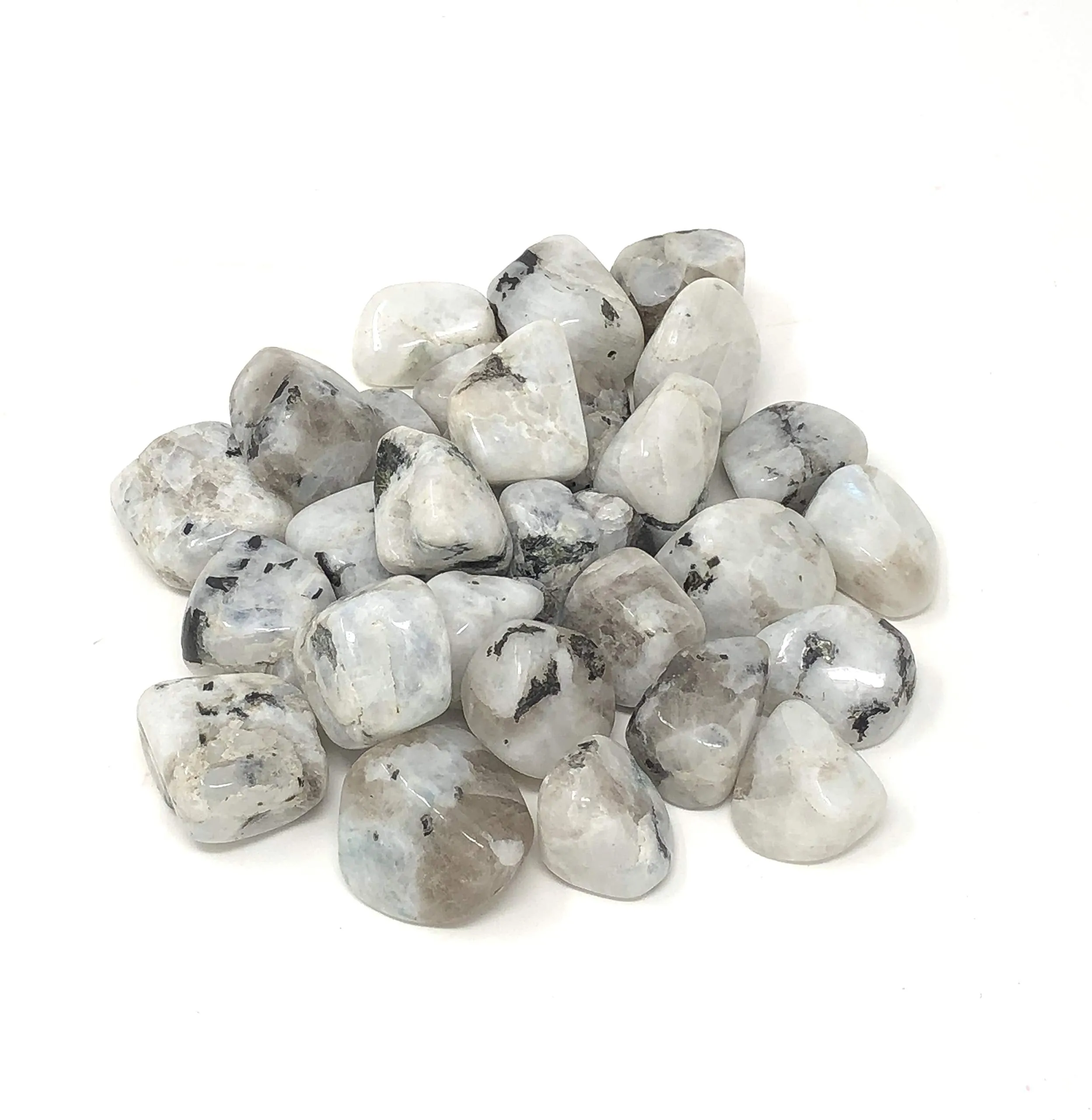 Shreyshti Rainbow Moonstone Tumbled Stones 100gm