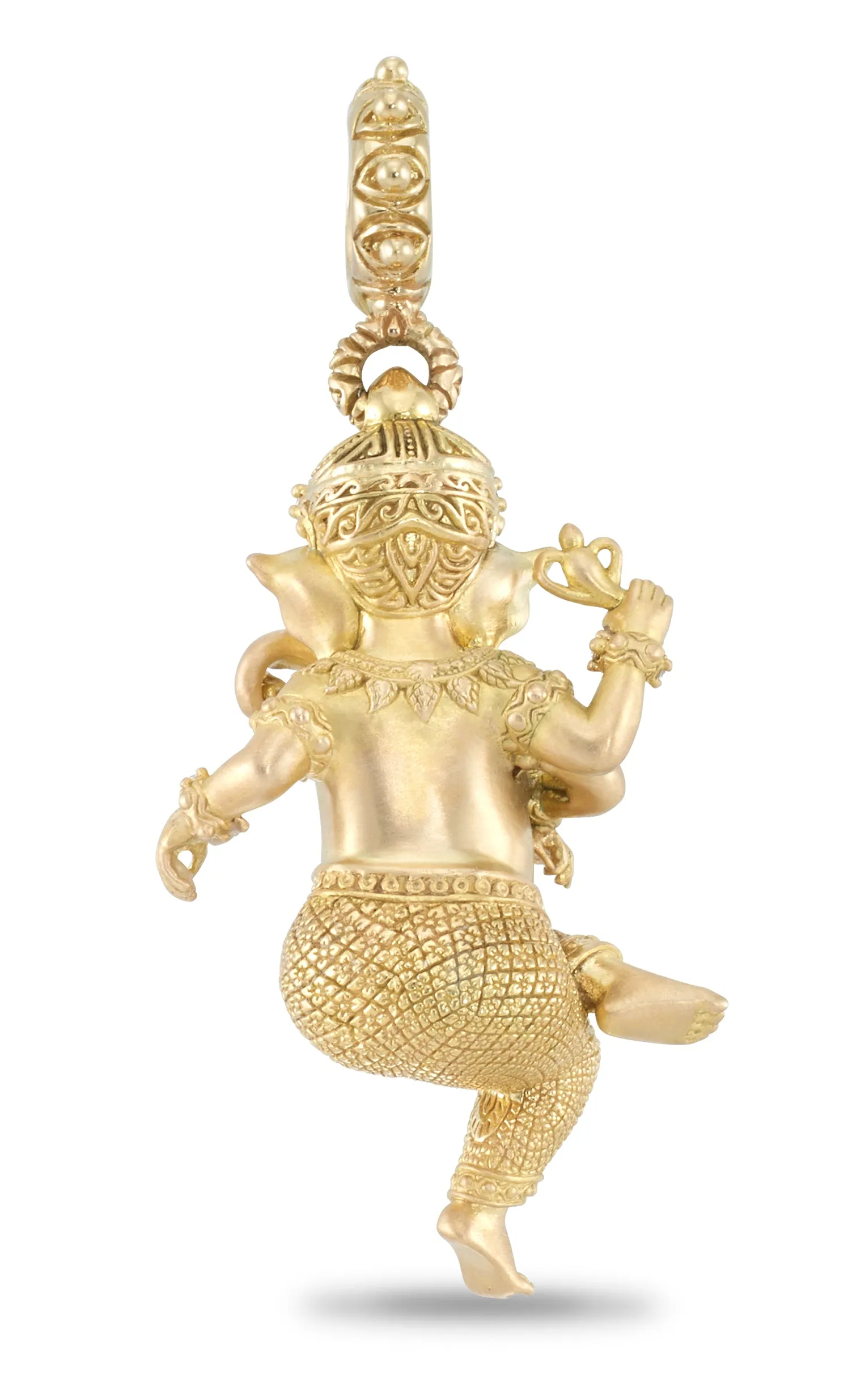 Special Order. Ganesha Charm- Diamond & Pink Sapphire