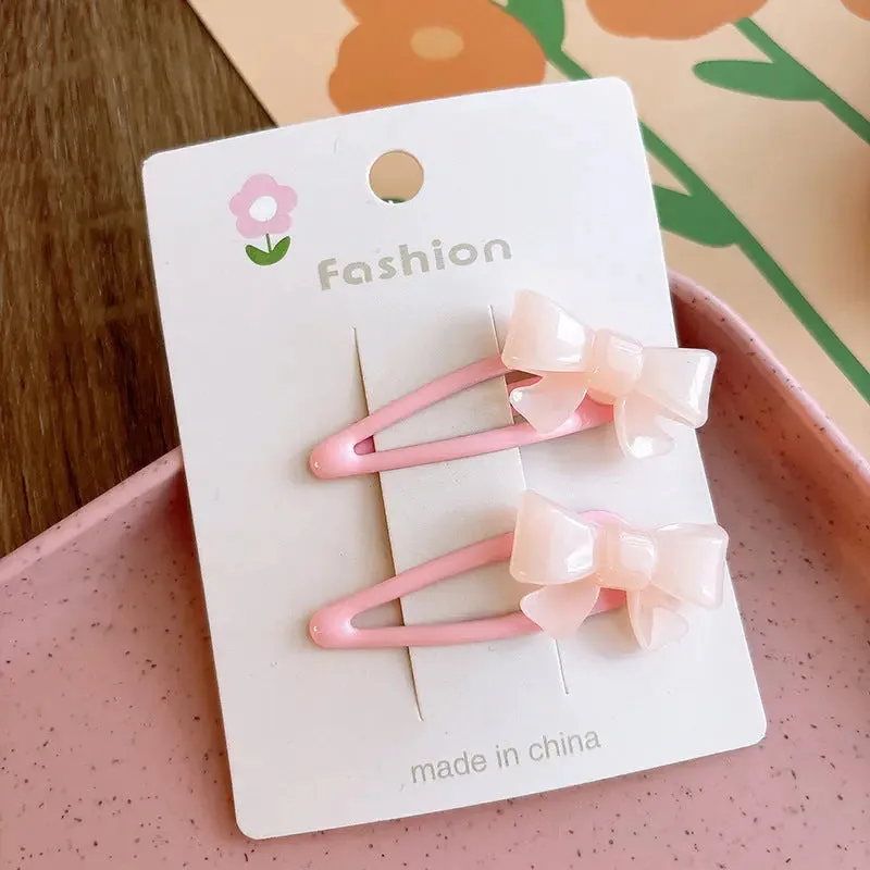 Sweet Bowknot Children Fringe Hairpin