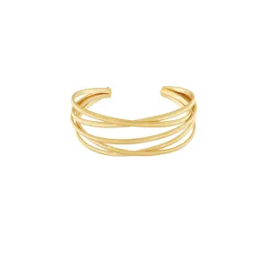 Tara Wrap It Bracelet Gold Plating