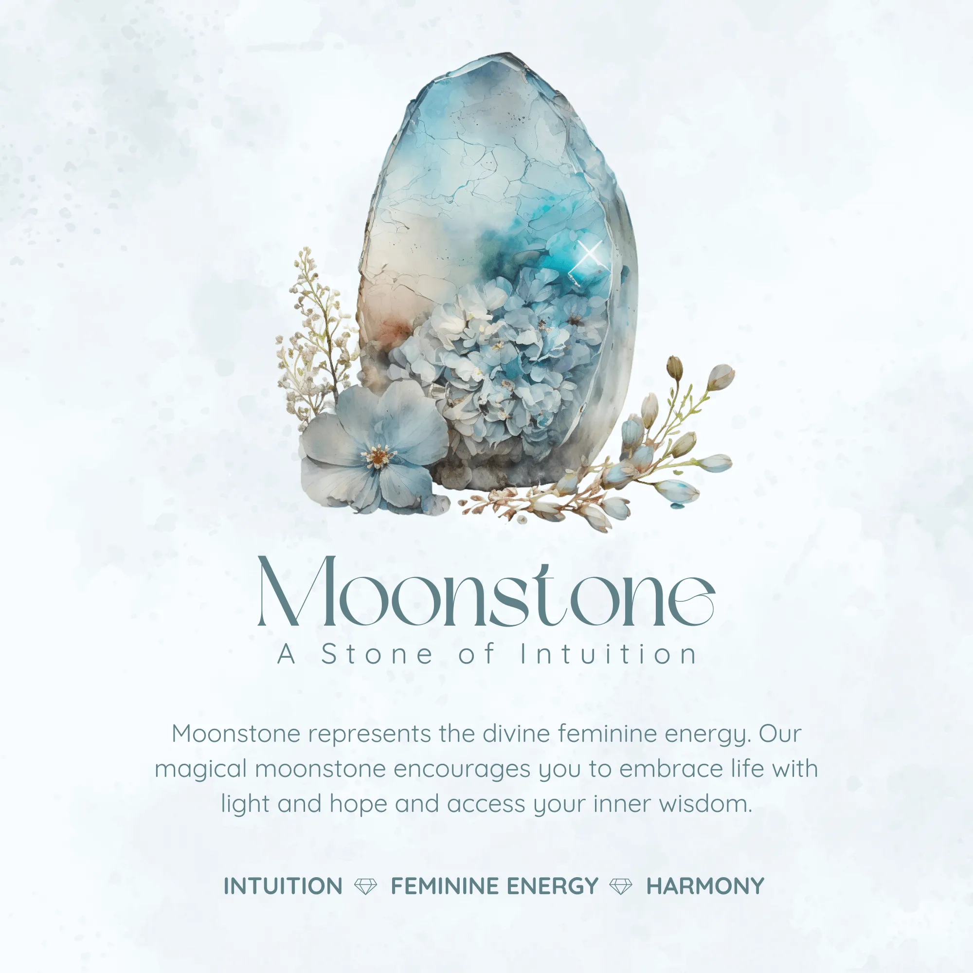 The Center of the Universe Moonstone Ring