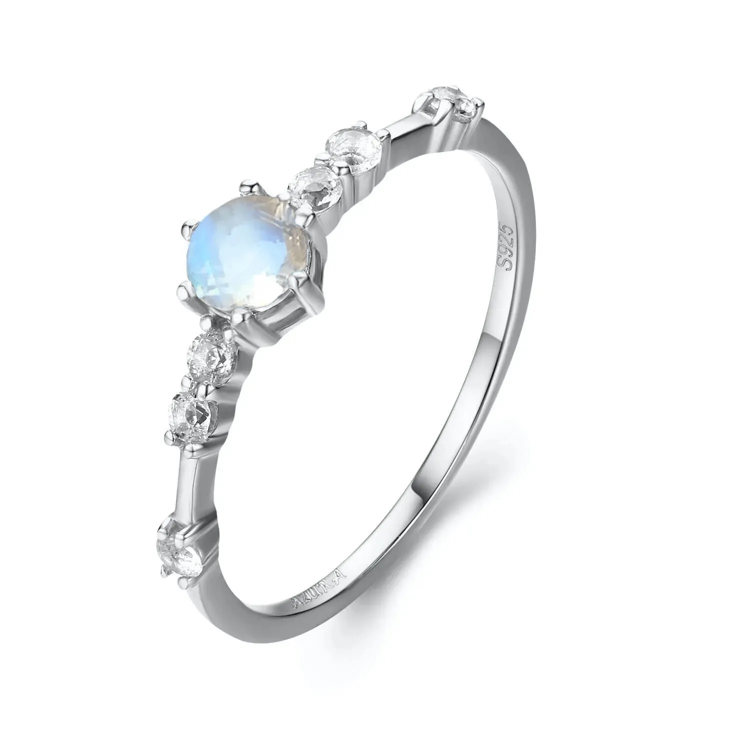 The Center of the Universe Moonstone Ring