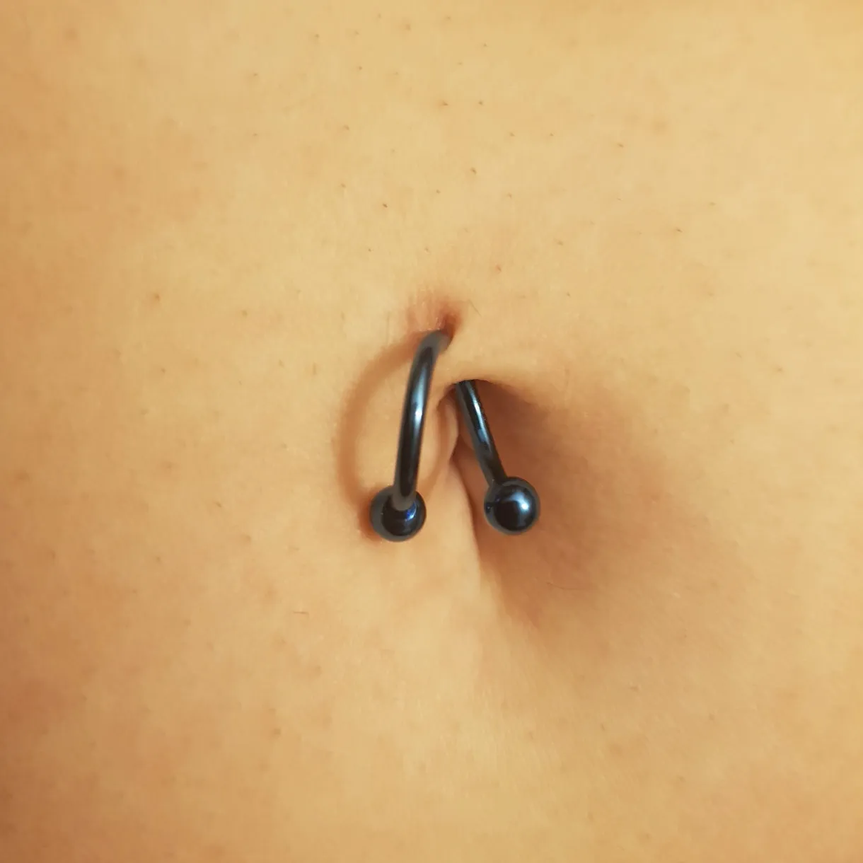 Titanium Spiral Twister Belly Ring Classics