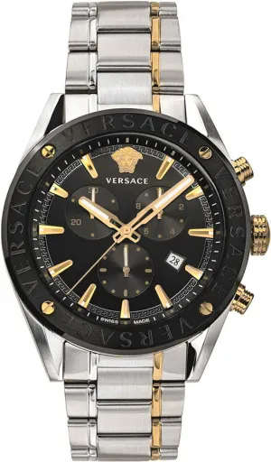 Versace Men's Watch V-Chrono Black Bracelet VEHB00619