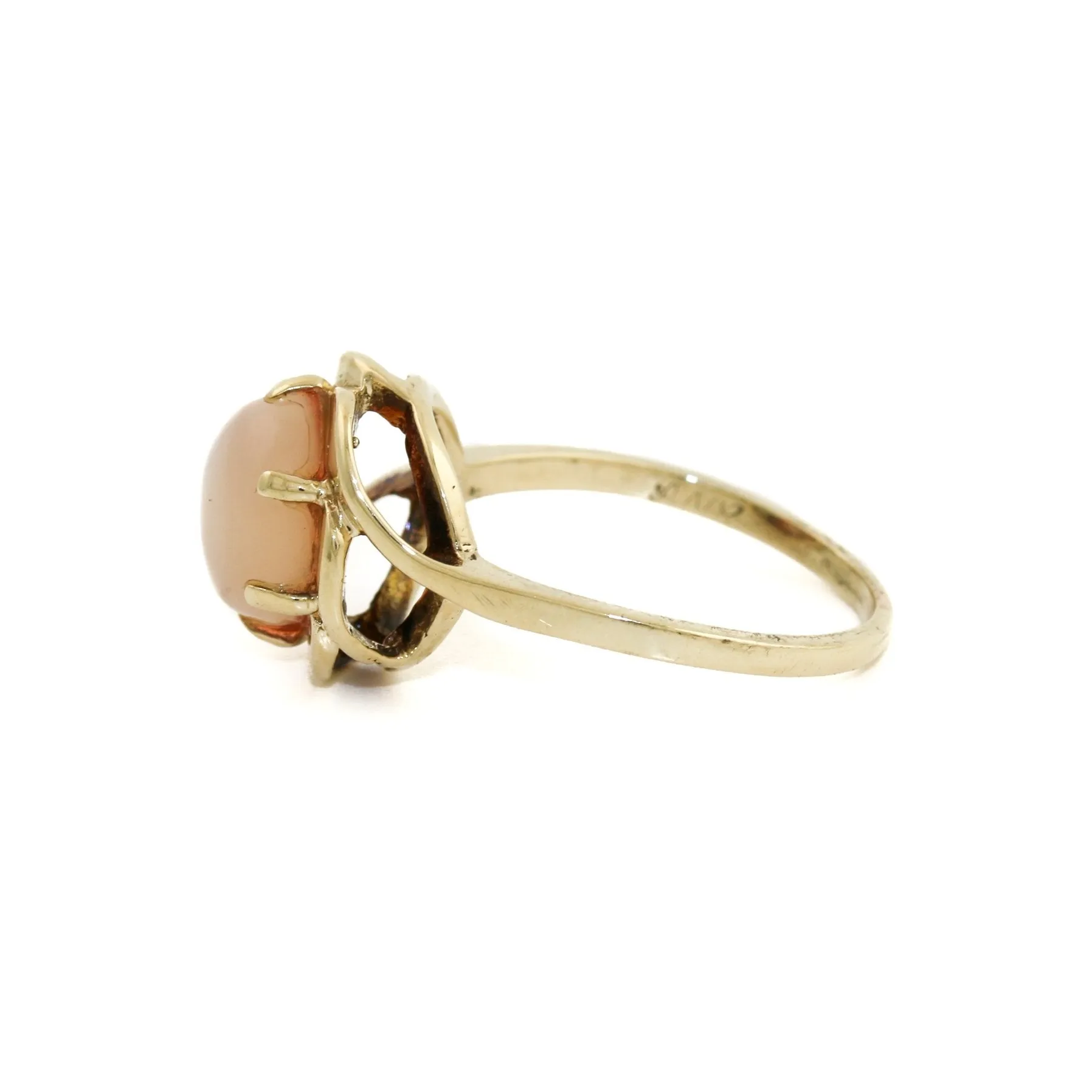 Vintage 10k Gold Ring x Moonstone