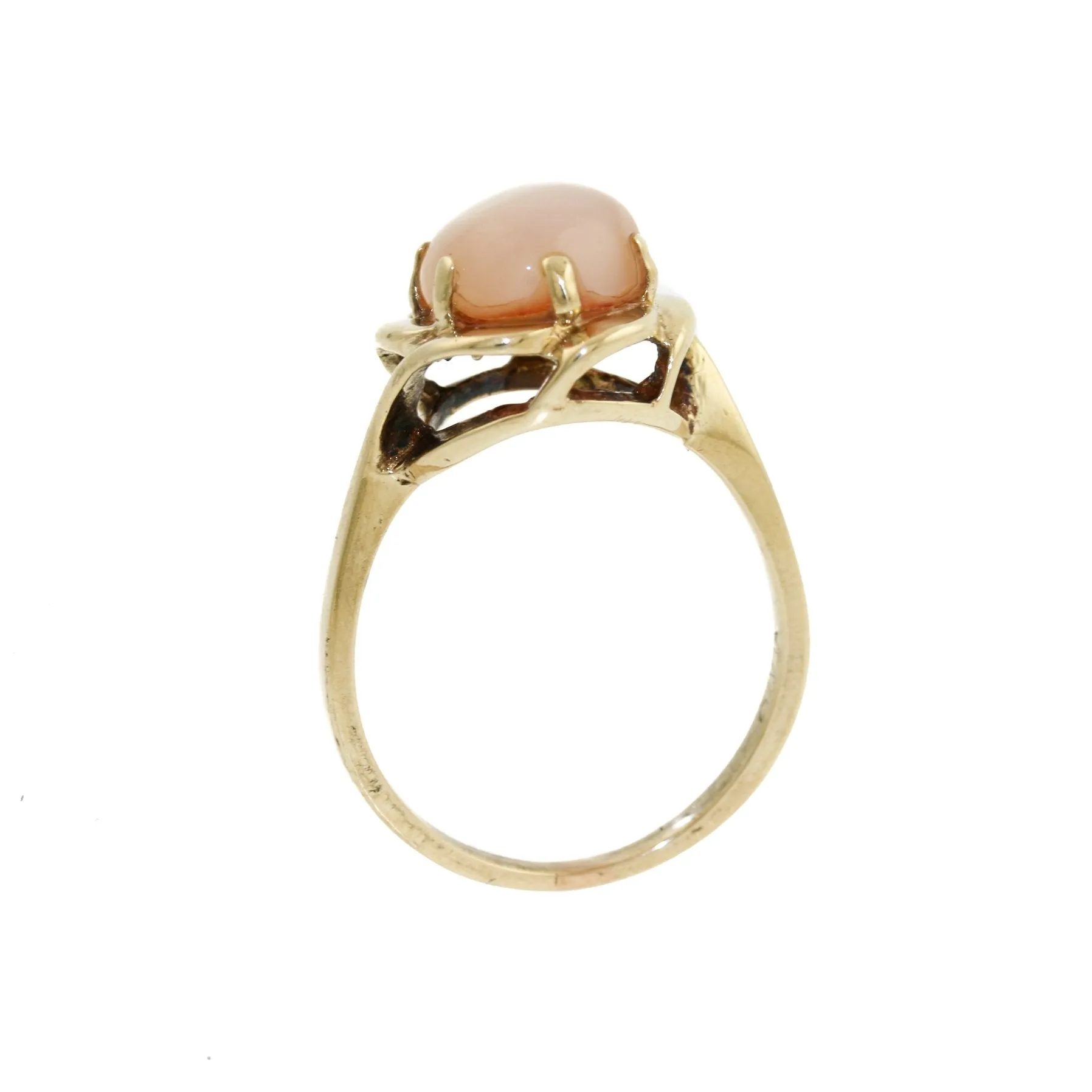 Vintage 10k Gold Ring x Moonstone