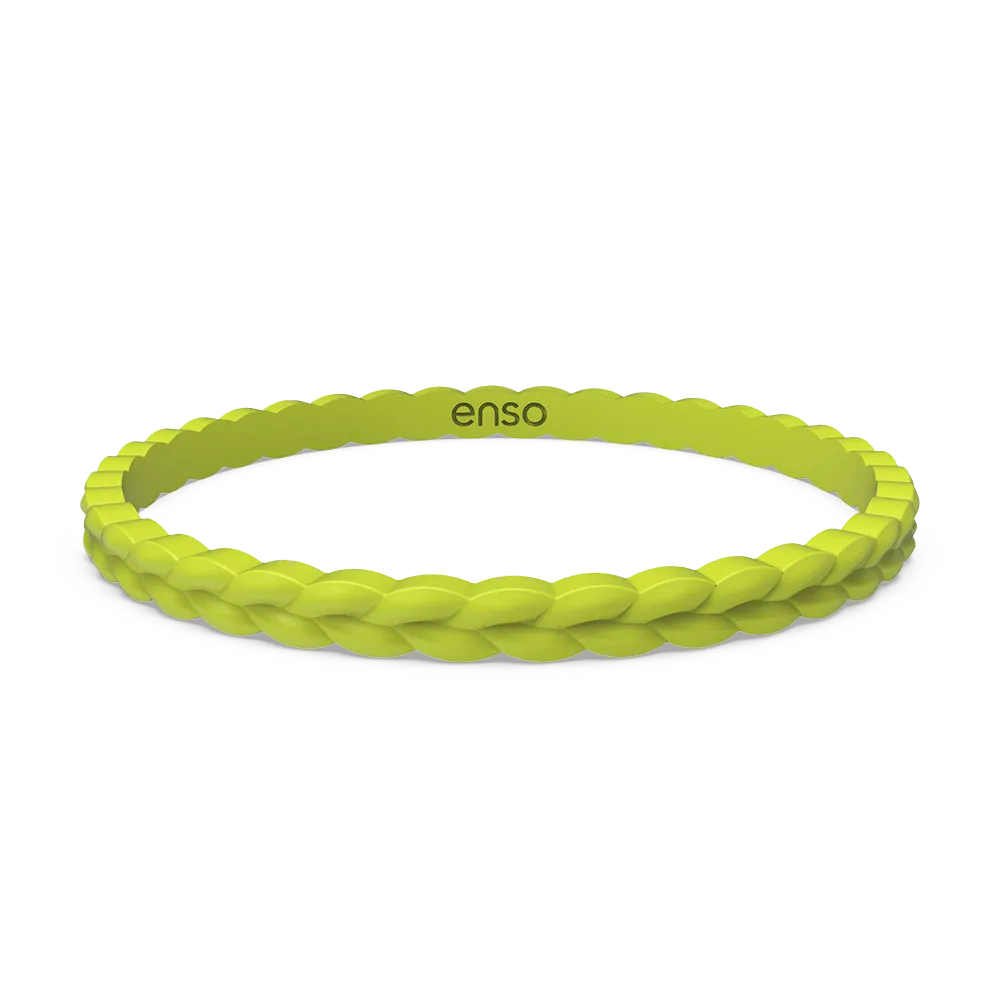 Weave Stackable Silicone Bracelet - Lightning