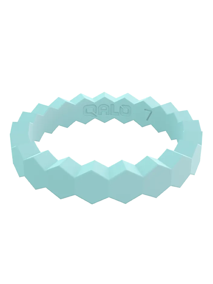 Women's Stackable Chevron Silicone Ring