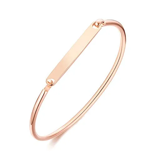 Yellow Chimes Bracelet for Women Stainless Steel Rose Gold Plated Bangle Style Kada Bracelet for Women and Girls