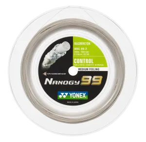 Yonex Nanogy 99 - 200m Badminton String Reel [White]